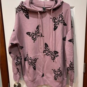 Wild Fable Lavender Butterfly Hoodie